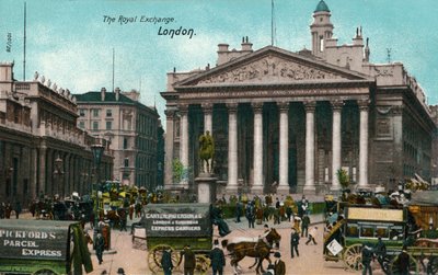 Kraliyet Borsası, Londra, c1910 by Unbekannt