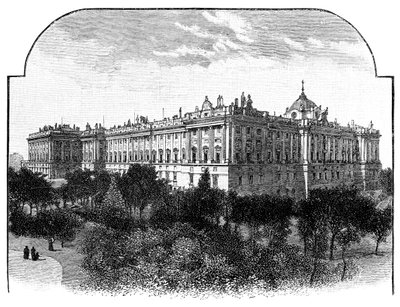 Kraliyet Sarayı, Madrid, İspanya, 1900 by Unbekannt