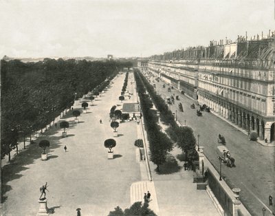 Rue de Rivoli, Paris, Fransa, 1895. by Unbekannt
