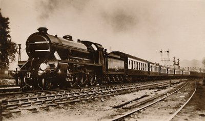 S.R. Sir Gawain A King Arthur Tipi Lokomotif tarafından çekilen Dover Tekne Treni, c1930. by Unbekannt