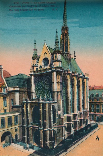 Sainte-Chapelle Kutsal Şapeli, Paris, c1920 by Unbekannt