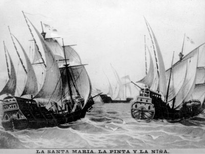 Santa Maria, pinta ve Nina, 15. yüzyıl, 1920