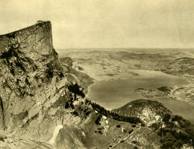 Schafberg ve Mondsee, Yukarı Avusturya, c1935. by Unbekannt