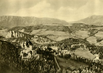 Schneeberg ve Rax sıradağları, Semmering, Aşağı Avusturya, c1935. by Unbekannt