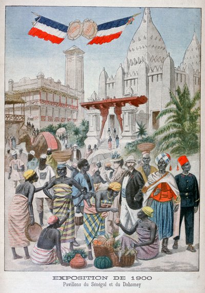 1900 Evrensel Sergisindeki Sengalise pavyonu, Paris, 1900 by Unbekannt