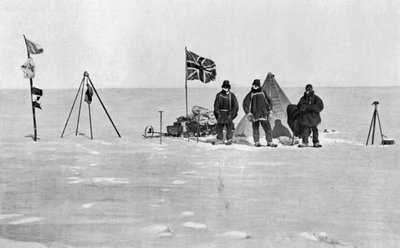 Shackleton kampı, Antarktika, Noel Günü, 1908 by Unbekannt