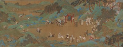 Shanglin Parkı: İmparatorluk Avı, Ming veya Qing hanedanı, 17. yüzyıl. by Unbekannt