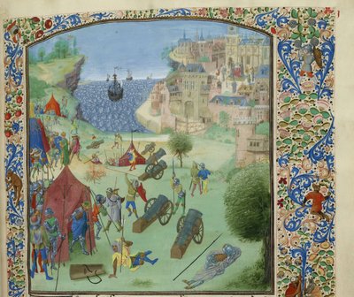Lizbon Kuşatması, 1384, yaklaşık 1470-1475. by Unbekannt