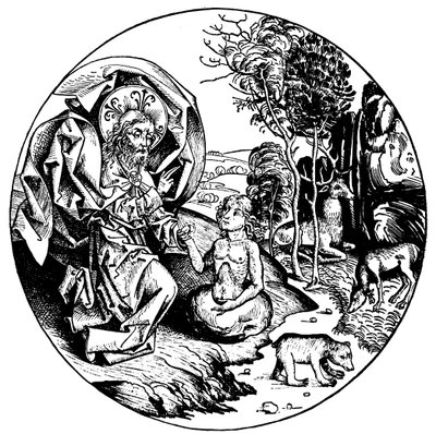 Yaratılışın Altıncı Günü, 1493 by Unbekannt