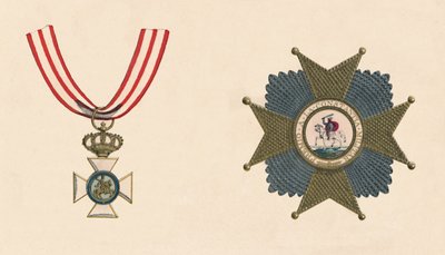 İspanyol Aziz Hermenegildo Nişanı, c19. yüzyıl by Unbekannt