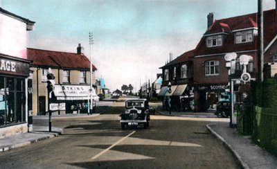 The Square, Braunton, Devon, 20. yüzyılın başlarında by Unbekannt