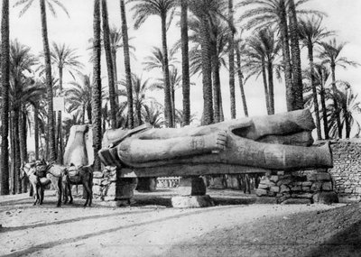 Ramses II Heykeli, Kahire, Mısır, c1920