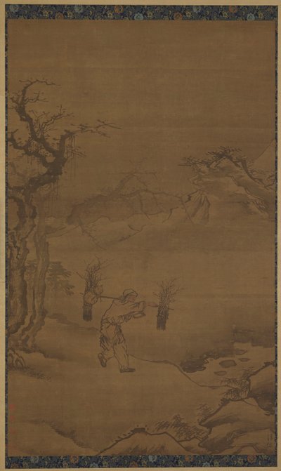 Çalışkan Oduncu Zhu Maichen, 16. yüzyıl. by Unbekannt