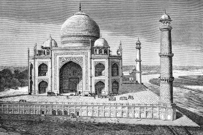 Tac Mahal, Agra, Hindistan, 1895 by Unbekannt