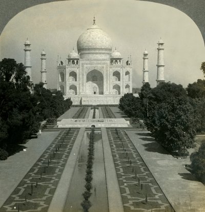 Tac Mahal, Agra, Hindistan, 1902. by Unbekannt