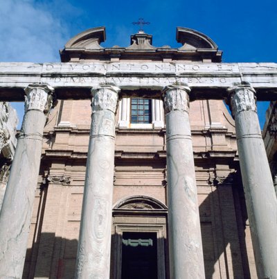Antoninus ve Faustina Tapınağı, Roma by Unbekannt
