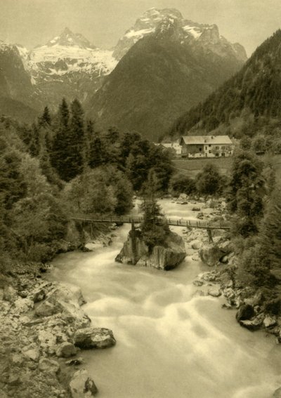 Teufelssteg Şeytan Köprüsü, Lofer, Avusturya, c1935. by Unbekannt