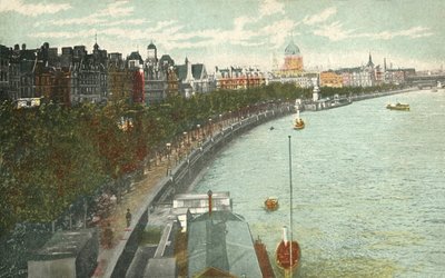 Thames Dolgusu, Londra, c1915. by Unbekannt