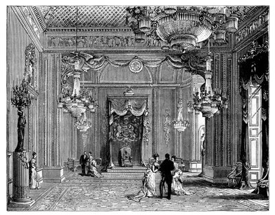 Taht Odası, Buckingham Sarayı, 1900 by Unbekannt