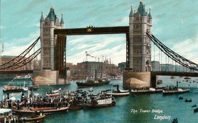 Tower Bridge, Londra, c1910 by Unbekannt