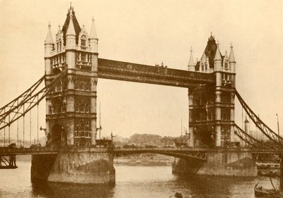 Tower Bridge, Londra, 1930. by Unbekannt