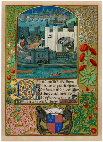 Londra Köprüsü ile Londra Kulesi, c1500, c1901 by Unbekannt