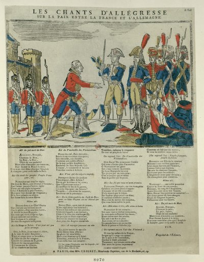 Pressburg Antlaşması, 1805 by Unbekannt