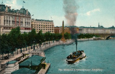 Victoria Embankment, Londra, 1907, c1900-1930 by Unbekannt