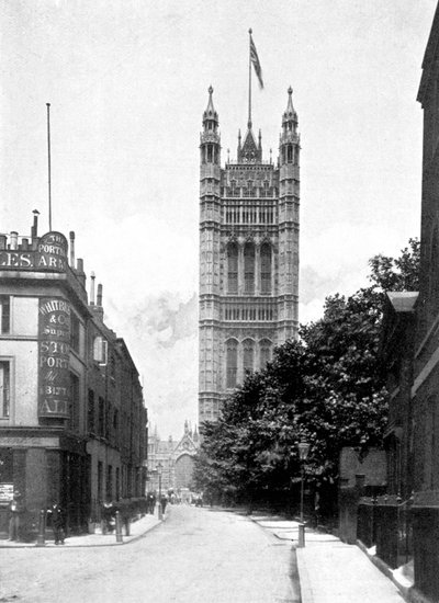 Victoria Kulesi, Westminster Sarayı, Londra, c1905 by Unbekannt
