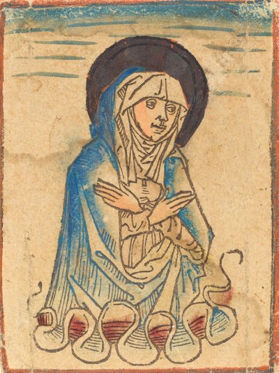 Bulutlardaki Bakire, c. 14701480. by Unbekannt