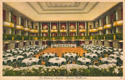 Waldorf Astoria, Büyük Balo Salonu, 1930