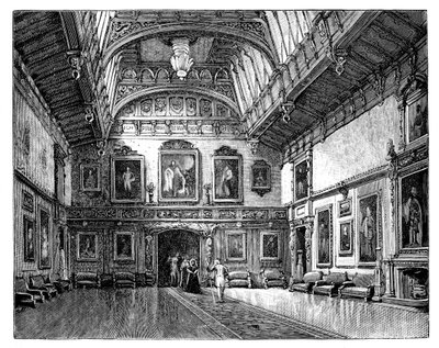 Waterloo Odası, Windsor Kalesi, c1888 by Unbekannt