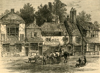 Beyaz Hart, Knightsbridge, 1820, c1876. by Unbekannt