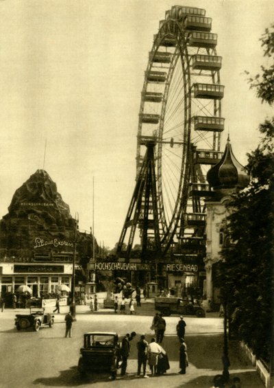 Wiener Riesenrad, Viyana, Avusturya, c1935. by Unbekannt