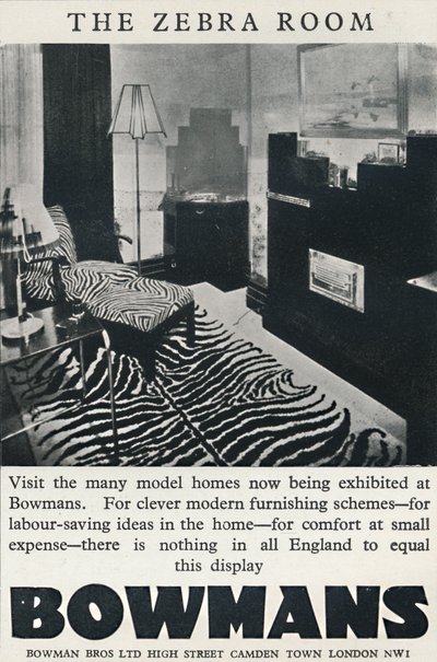 Zebra Odası - Bowmans, 1933 by Unbekannt