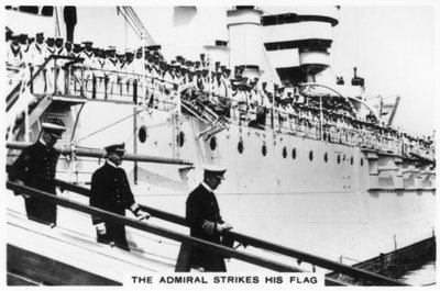 Amiral bayrağını çekiyor, HMS Warspite, 1937 by Unbekannt