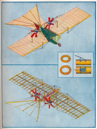 Henson tarafından 1842, c1936 c1937 patentinde önerilen uçak by Unbekannt