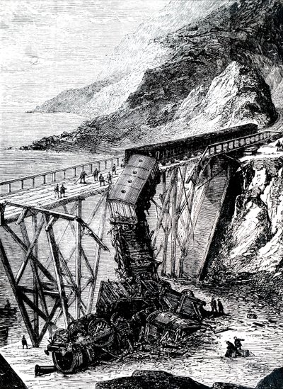 Büyük bir tren kazasının ardından. by Unbekannt