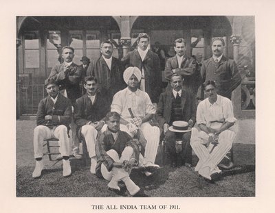 1911 1912 tüm Hindistan kriket takımı by Unbekannt