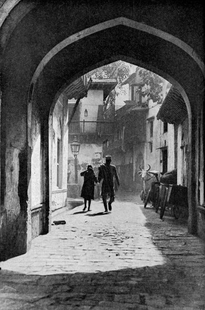 Lucknow Çarşısı, Hindistan, 1930