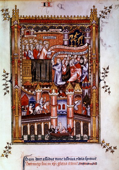Lisbius'un dönüştürülmesi, 1317 by Unbekannt