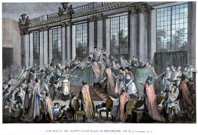 18 Brumaire darbesi 9 Kasım 1799, 19. yüzyıl by Unbekannt