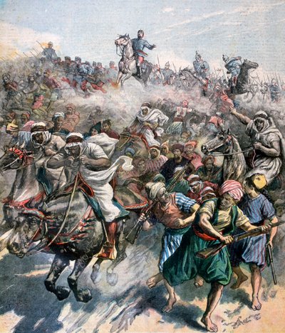 General Margallo'nun ölümü, Rif savaşı, Fas, 1893 by Unbekannt