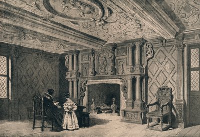 Salon, Park Hall, Shropshire, 1915 by Unbekannt