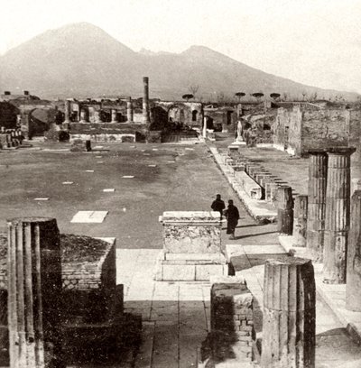 Pompeii forumu, İtalya, 1894 by Unbekannt