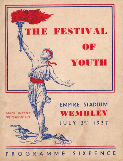 Gençlik Festivali programının ön kapağı, 1937 by Unbekannt