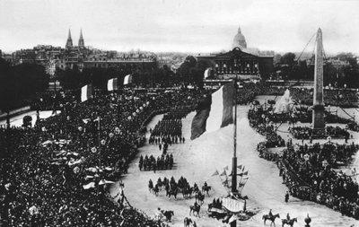 Büyük zafer geçit töreni, Paris, Fransa, 14 Temmuz 1919 by Unbekannt