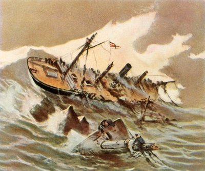 Silah gemisi Iltis harap oldu, 1896, 1936. by Unbekannt