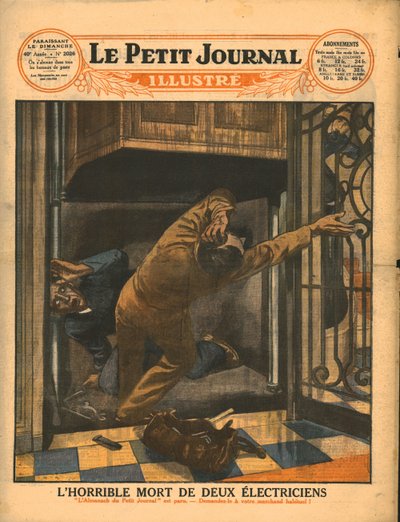 İki elektrikçinin korkunç ölümü, 1929. by Unbekannt