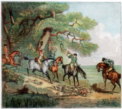 Öldürme, tilki avı, 1787 1890 by Unbekannt